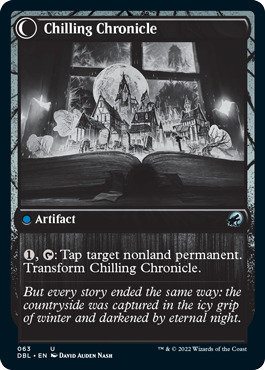 Mysterious Tome // Chilling Chronicle [Innistrad: Double Feature] MTG Single Magic: The Gathering | Red Claw Gaming