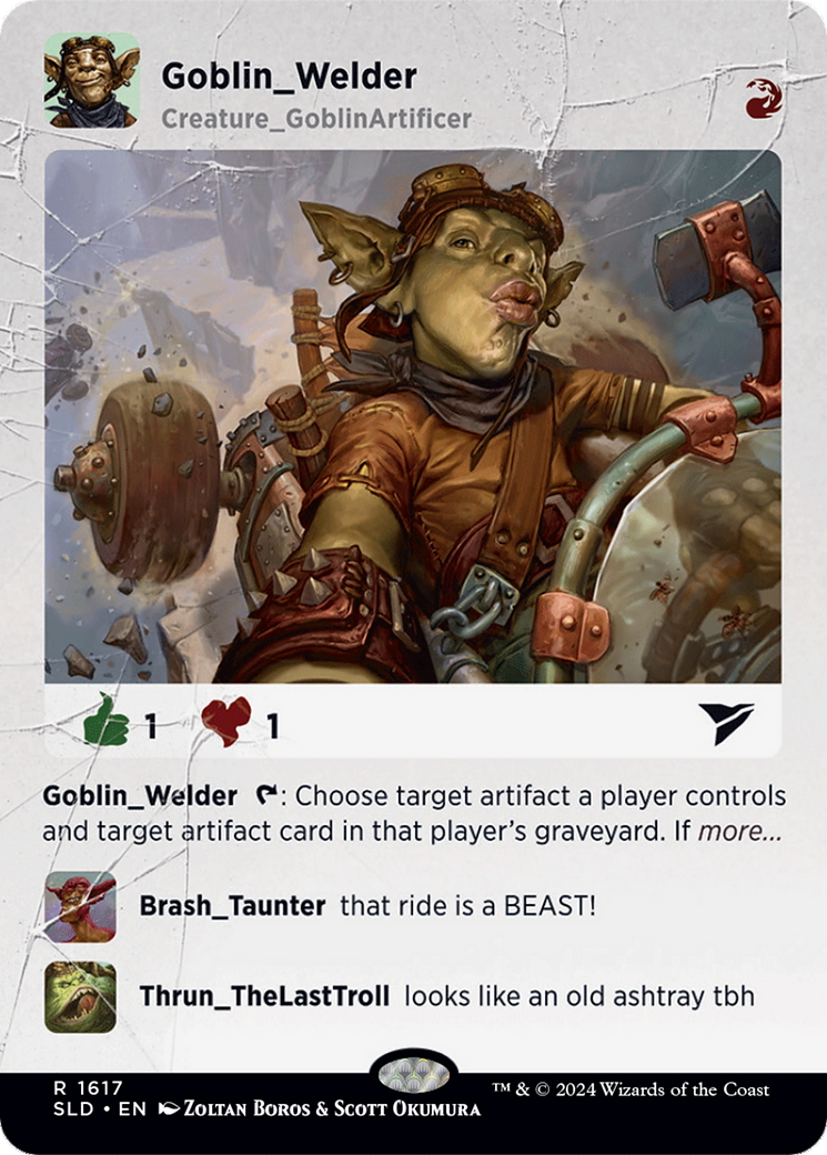 Goblin Welder [Secret Lair Drop Series] MTG Single Magic: The Gathering | Red Claw Gaming