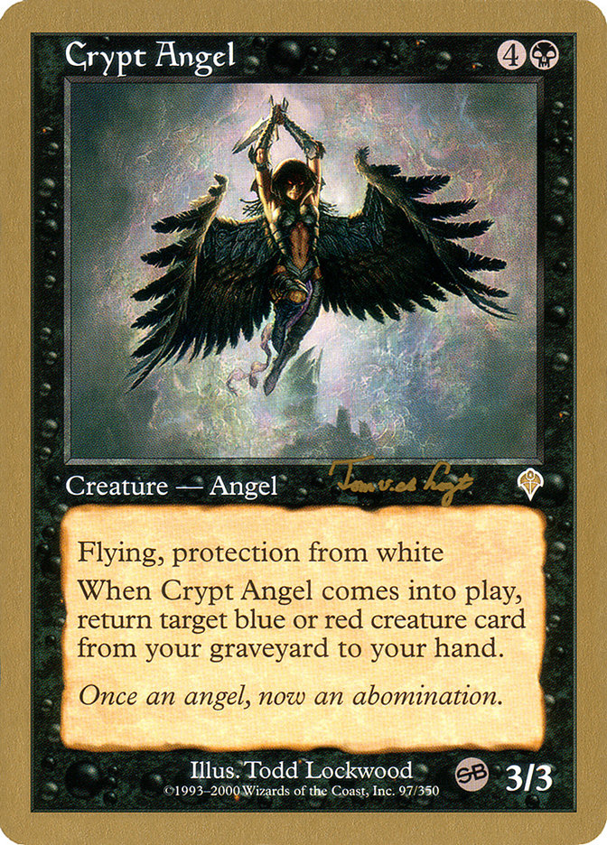 Crypt Angel (Tom van de Logt) (SB) [World Championship Decks 2001] MTG Single Magic: The Gathering | Red Claw Gaming