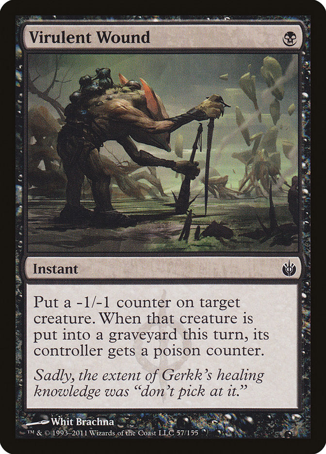 Virulent Wound [Mirrodin Besieged] MTG Single Magic: The Gathering | Red Claw Gaming