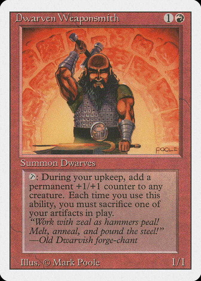 Dwarven Weaponsmith [Revised Edition] MTG Single Magic: The Gathering | Red Claw Gaming