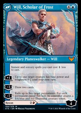 Rowan, Scholar of Sparks // Will, Scholar of Frost [Strixhaven: School of Mages] MTG Single Magic: The Gathering | Red Claw Gaming