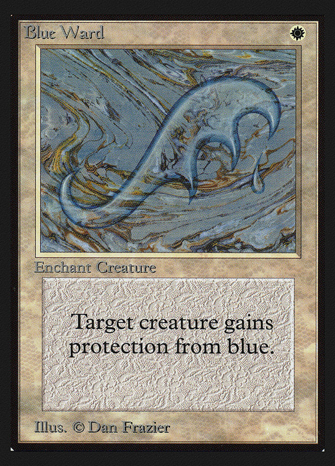 Blue Ward [International Collectors' Edition] MTG Single Magic: The Gathering | Red Claw Gaming