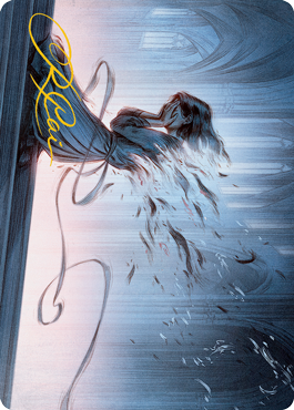 Fading Hope Art Card (Gold-Stamped Signature) [Innistrad: Midnight Hunt Art Series] MTG Single Magic: The Gathering | Red Claw Gaming