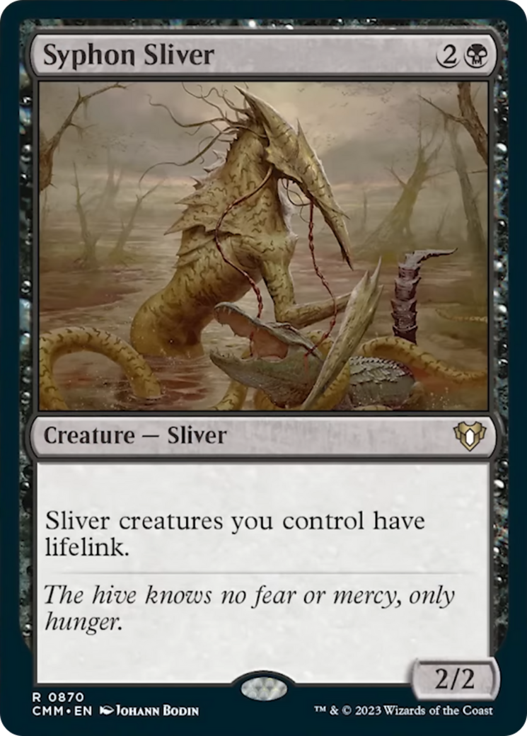Syphon Sliver [Commander Masters] MTG Single Magic: The Gathering    | Red Claw Gaming