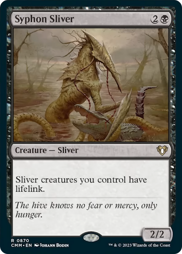 Syphon Sliver [Commander Masters] MTG Single Magic: The Gathering | Red Claw Gaming