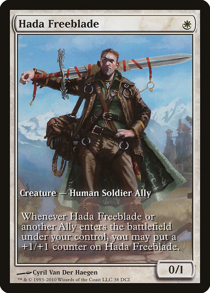 Hada Freeblade (Extended Art) [Worldwake Promos] MTG Single Magic: The Gathering | Red Claw Gaming