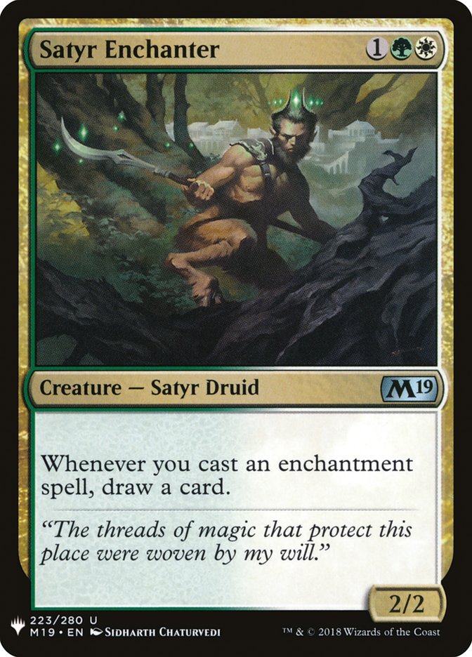 Satyr Enchanter [Mystery Booster] MTG Single Magic: The Gathering    | Red Claw Gaming