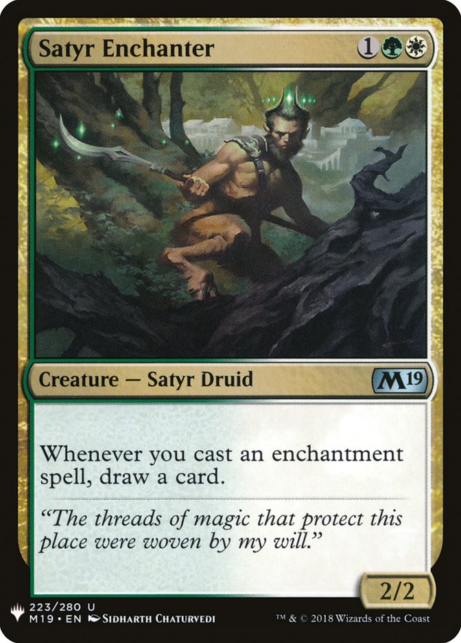 Satyr Enchanter [Mystery Booster] MTG Single Magic: The Gathering | Red Claw Gaming