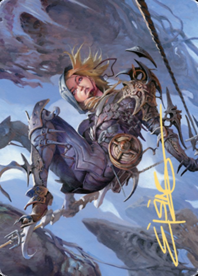 Blackbloom Rogue Art Card (Gold-Stamped Signature) [Zendikar Rising Art Series] MTG Single Magic: The Gathering | Red Claw Gaming