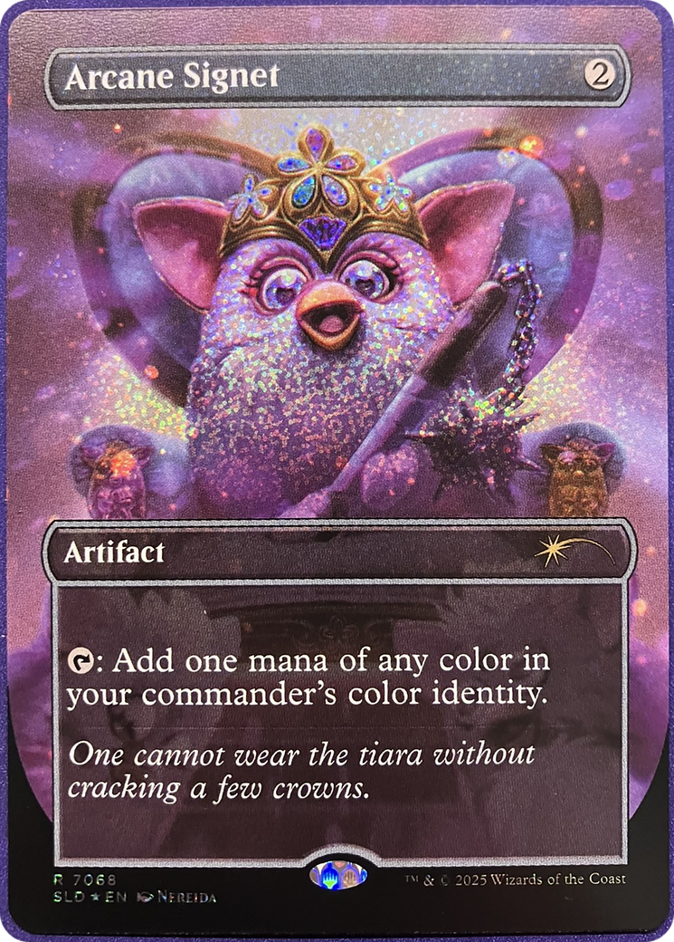 Arcane Signet (7068) (Confetti Foil) [Secret Lair Drop Series] MTG Single Magic: The Gathering | Red Claw Gaming