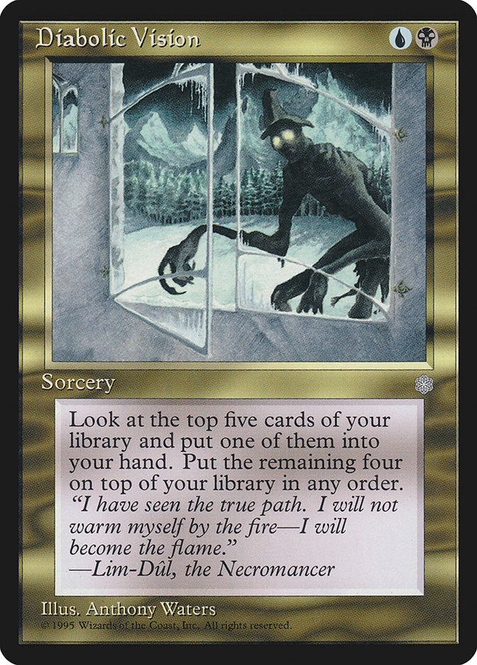 Diabolic Vision [Ice Age] MTG Single Magic: The Gathering | Red Claw Gaming