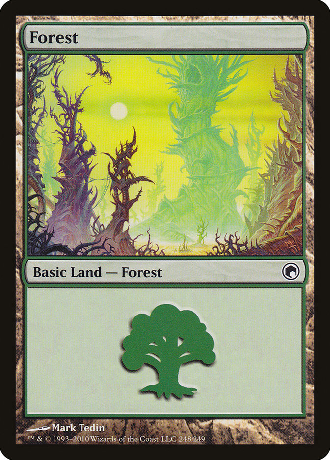 Forest (248) [Scars of Mirrodin] MTG Single Magic: The Gathering | Red Claw Gaming