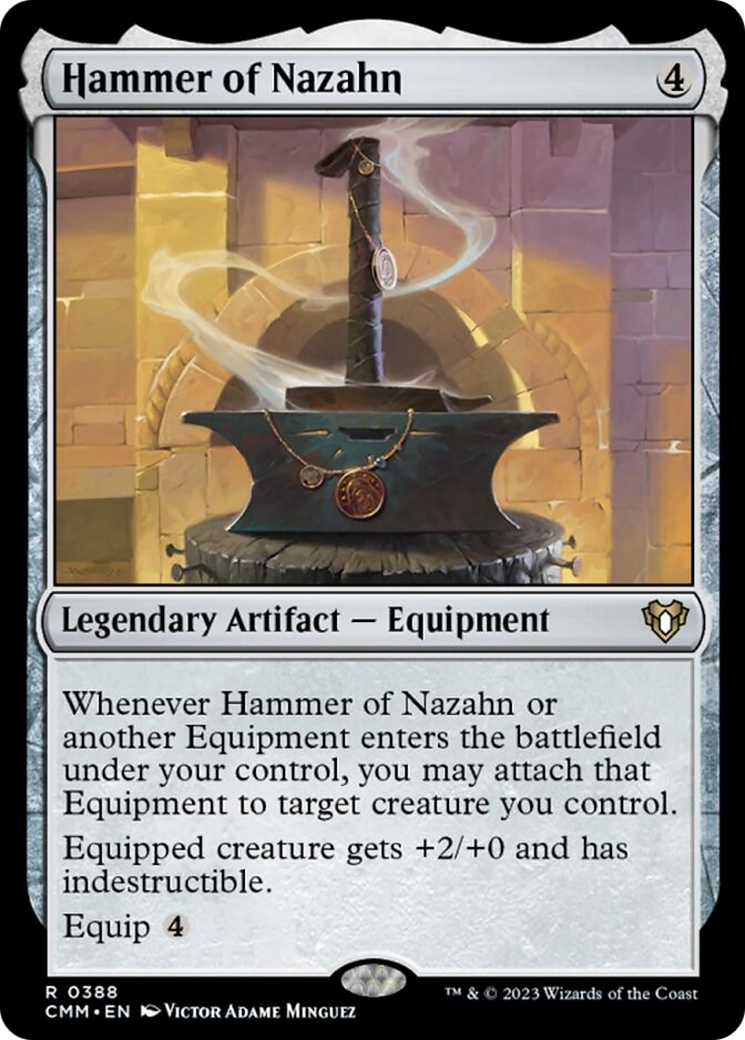 Hammer of Nazahn [Commander Masters] MTG Single Magic: The Gathering | Red Claw Gaming