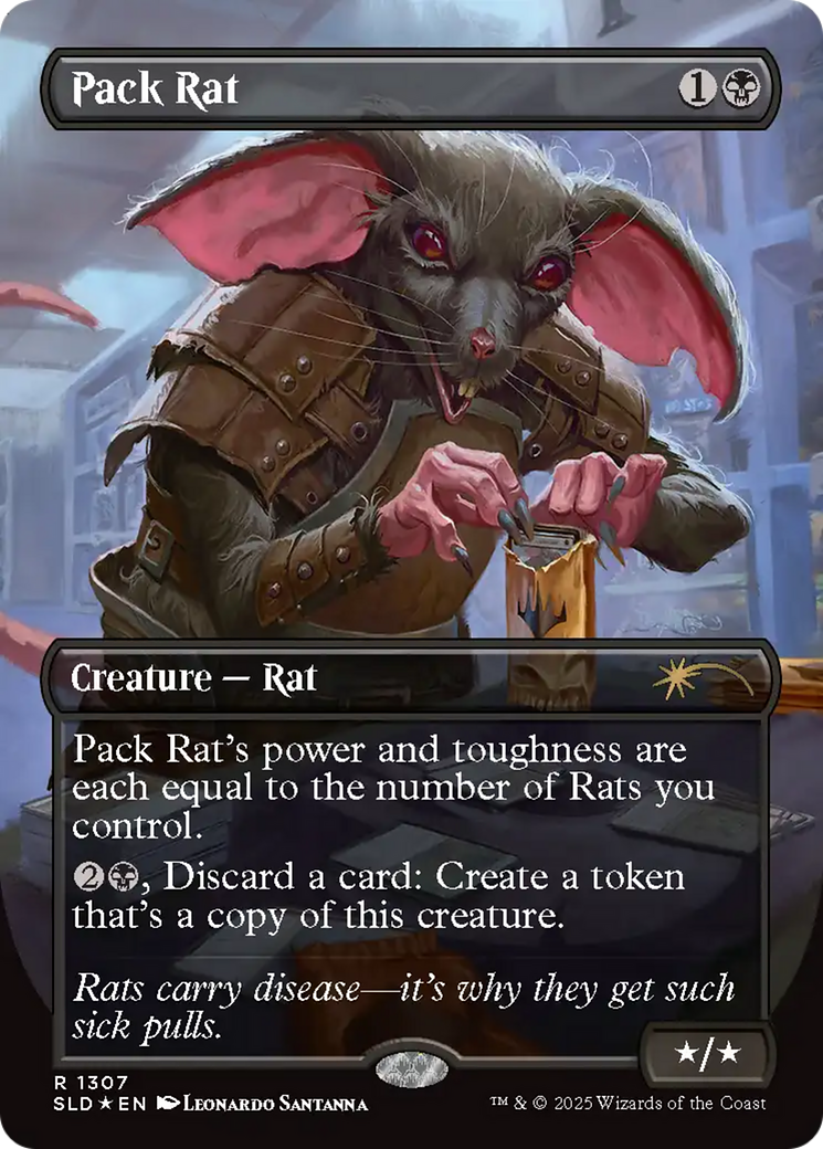 Pack Rat (1307) [Secret Lair Drop Series] MTG Single Magic: The Gathering | Red Claw Gaming