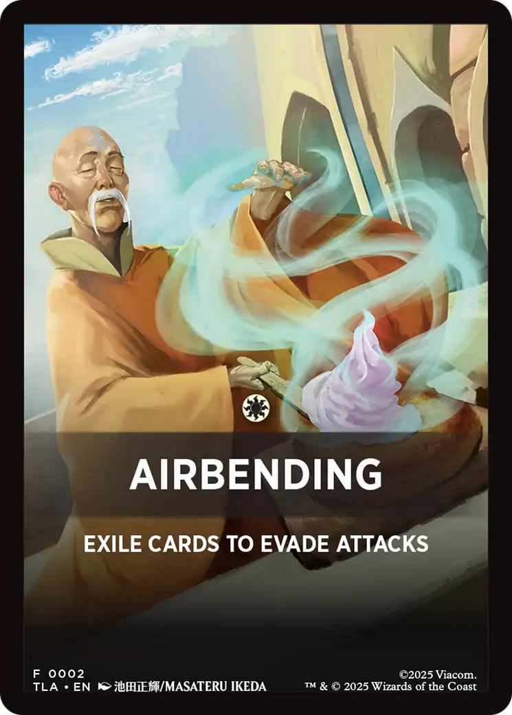 Airbending Theme Card [Avatar: The Last Airbender Tokens] | Red Claw Gaming