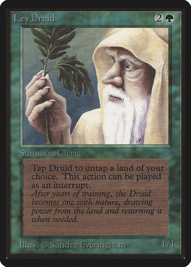 Ley Druid [Beta Edition] MTG Single Magic: The Gathering | Red Claw Gaming