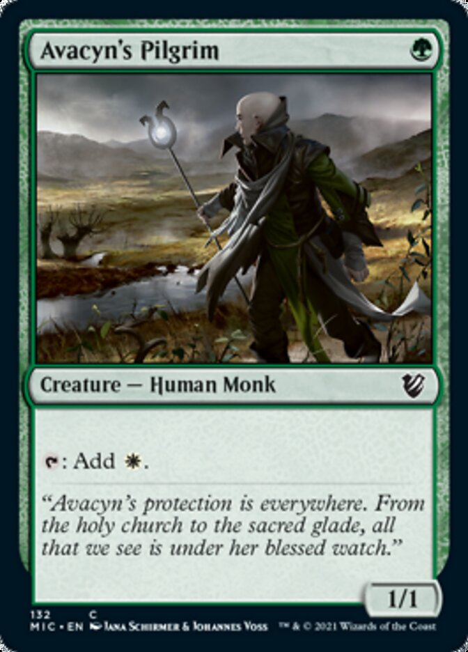 Avacyn's Pilgrim [Innistrad: Midnight Hunt Commander] MTG Single Magic: The Gathering | Red Claw Gaming