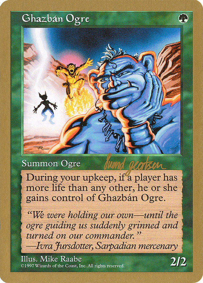 Ghazban Ogre (Svend Geertsen) [World Championship Decks 1997] MTG Single Magic: The Gathering | Red Claw Gaming