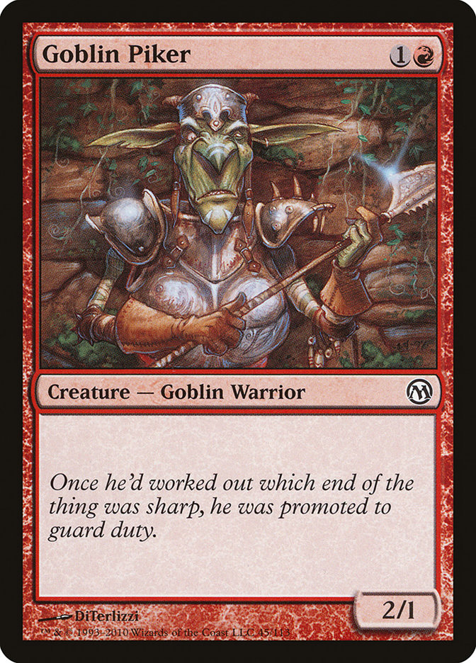 Goblin Piker [Duels of the Planeswalkers] MTG Single Magic: The Gathering | Red Claw Gaming