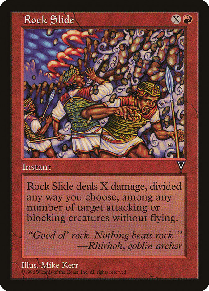 Rock Slide [Visions] MTG Single Magic: The Gathering | Red Claw Gaming