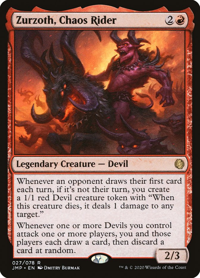 Zurzoth, Chaos Rider [Jumpstart] MTG Single Magic: The Gathering | Red Claw Gaming