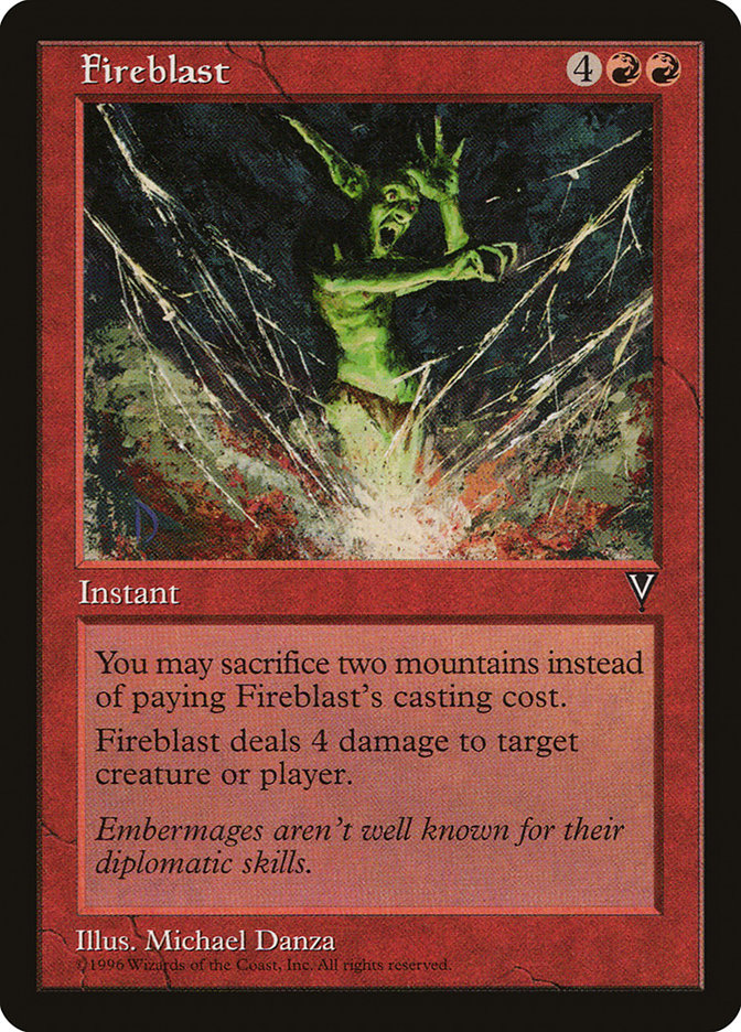 Fireblast [Visions] MTG Single Magic: The Gathering | Red Claw Gaming