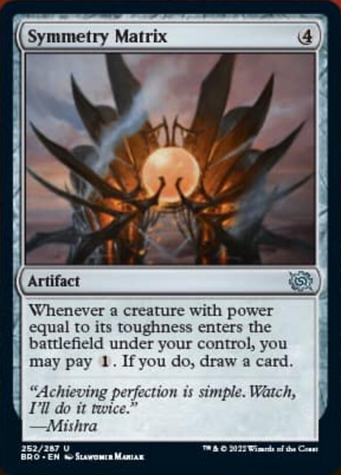 Symmetry Matrix [The Brothers' War] MTG Single Magic: The Gathering | Red Claw Gaming