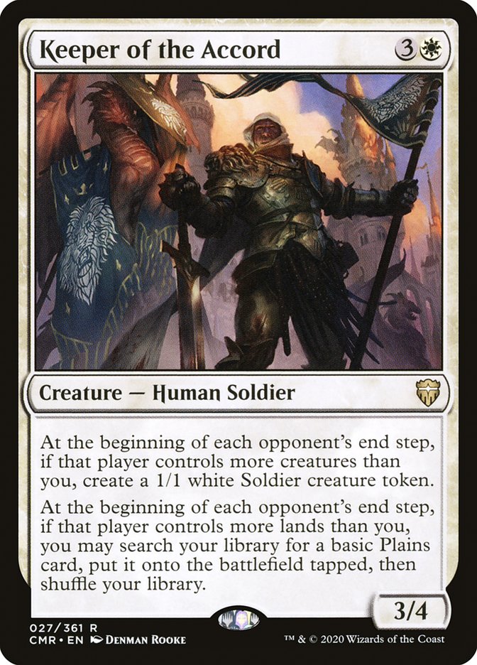 Keeper of the Accord [Commander Legends] MTG Single Magic: The Gathering | Red Claw Gaming