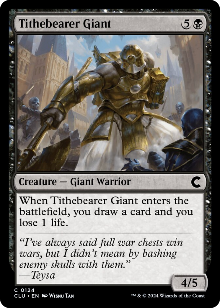 Tithebearer Giant [Ravnica: Clue Edition] MTG Single Magic: The Gathering | Red Claw Gaming