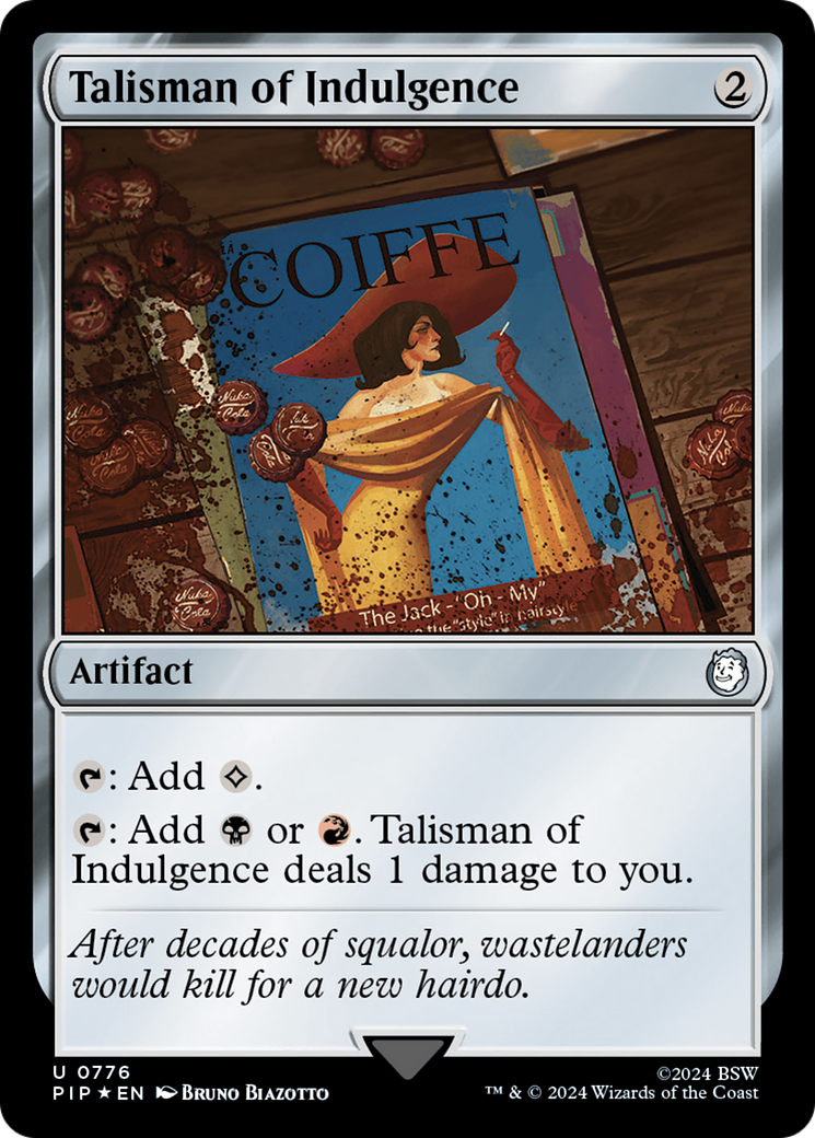 Talisman of Indulgence (Surge Foil) [Fallout] MTG Single Magic: The Gathering    | Red Claw Gaming