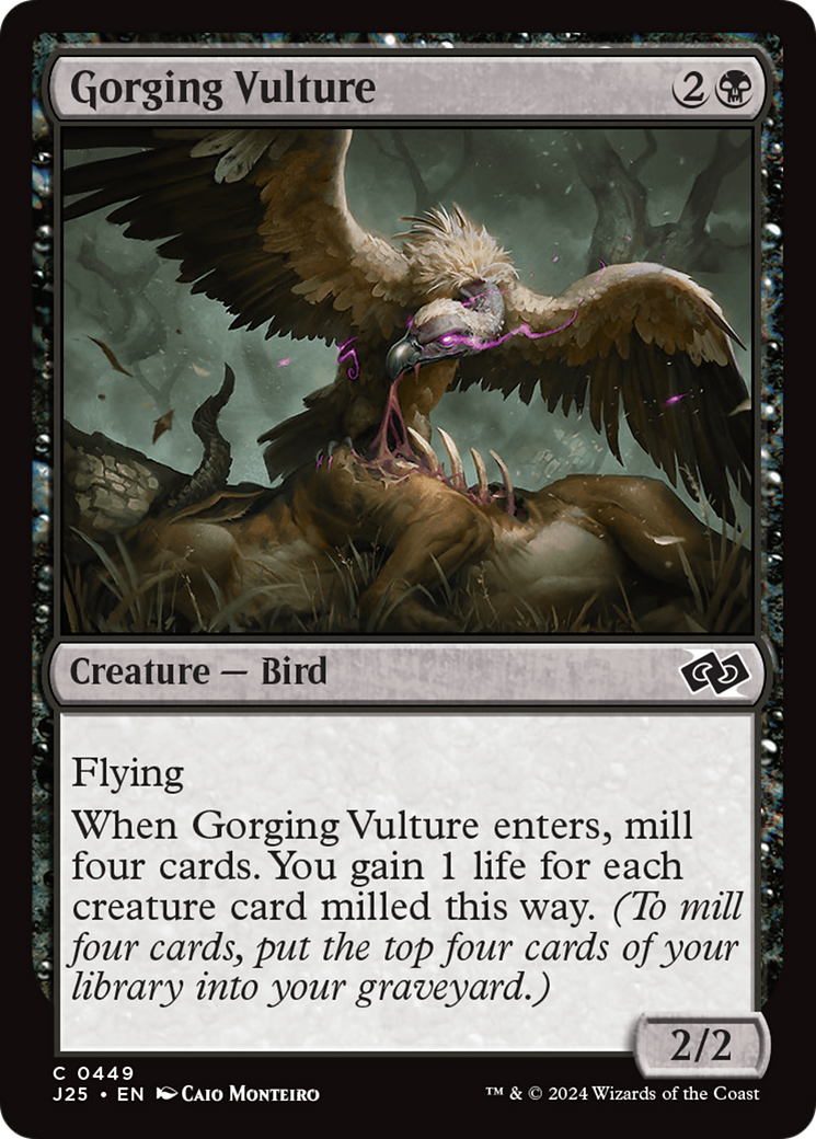 Gorging Vulture [Foundations Jumpstart] MTG Single Magic: The Gathering | Red Claw Gaming