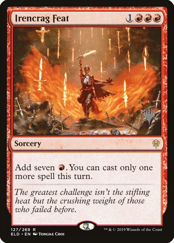 Irencrag Feat (Promo Pack) [Throne of Eldraine Promos] MTG Single Magic: The Gathering | Red Claw Gaming