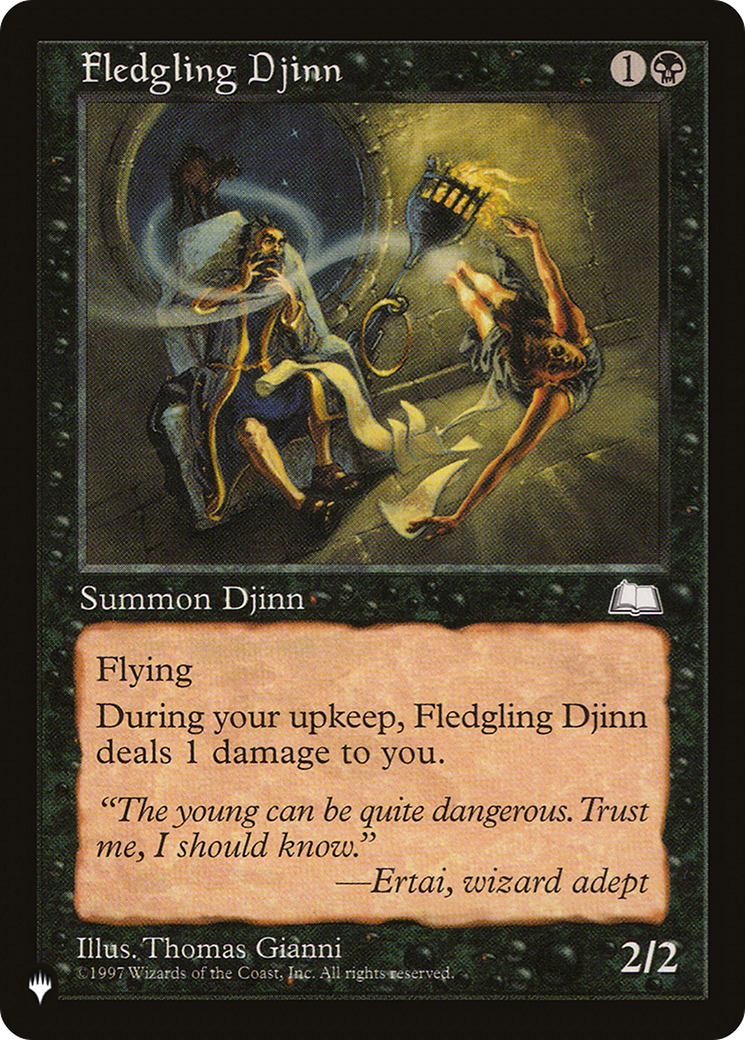 Fledgling Djinn [The List] MTG Single Magic: The Gathering | Red Claw Gaming