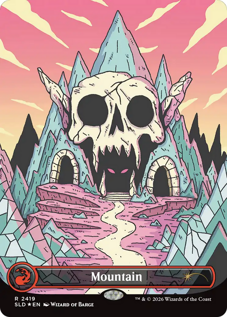 Mountain (2419) [Secret Lair Drop Series] MTG Single Magic: The Gathering | Red Claw Gaming