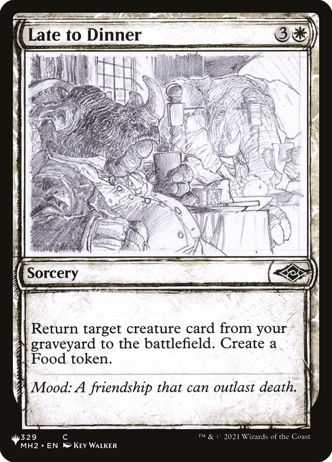 Late to Dinner [The List] MTG Single Magic: The Gathering | Red Claw Gaming