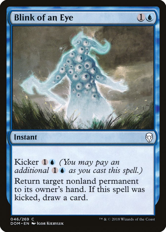 Blink of an Eye [Dominaria] MTG Single Magic: The Gathering | Red Claw Gaming