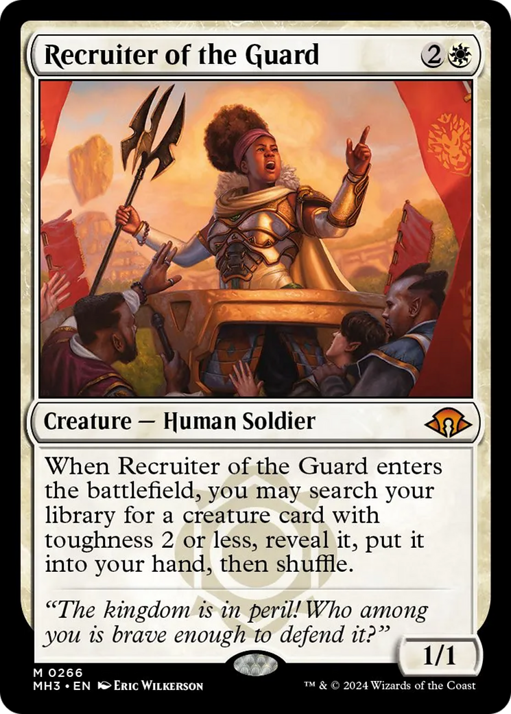 Recruiter of the Guard [Modern Horizons 3] MTG Single Magic: The Gathering | Red Claw Gaming