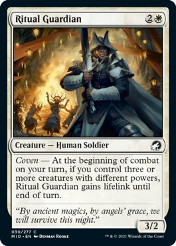 Ritual Guardian [Innistrad: Midnight Hunt] MTG Single Magic: The Gathering | Red Claw Gaming