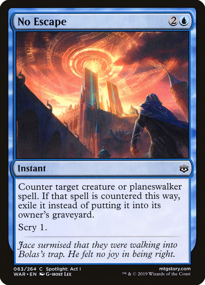No Escape [War of the Spark] MTG Single Magic: The Gathering | Red Claw Gaming