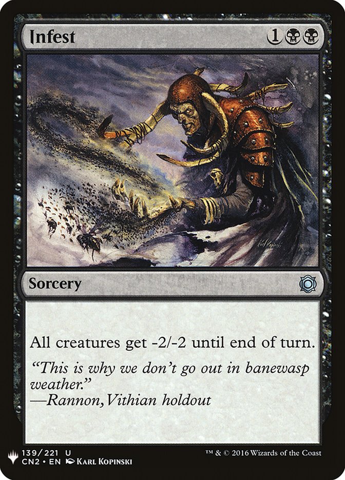 Infest [Mystery Booster] MTG Single Magic: The Gathering | Red Claw Gaming