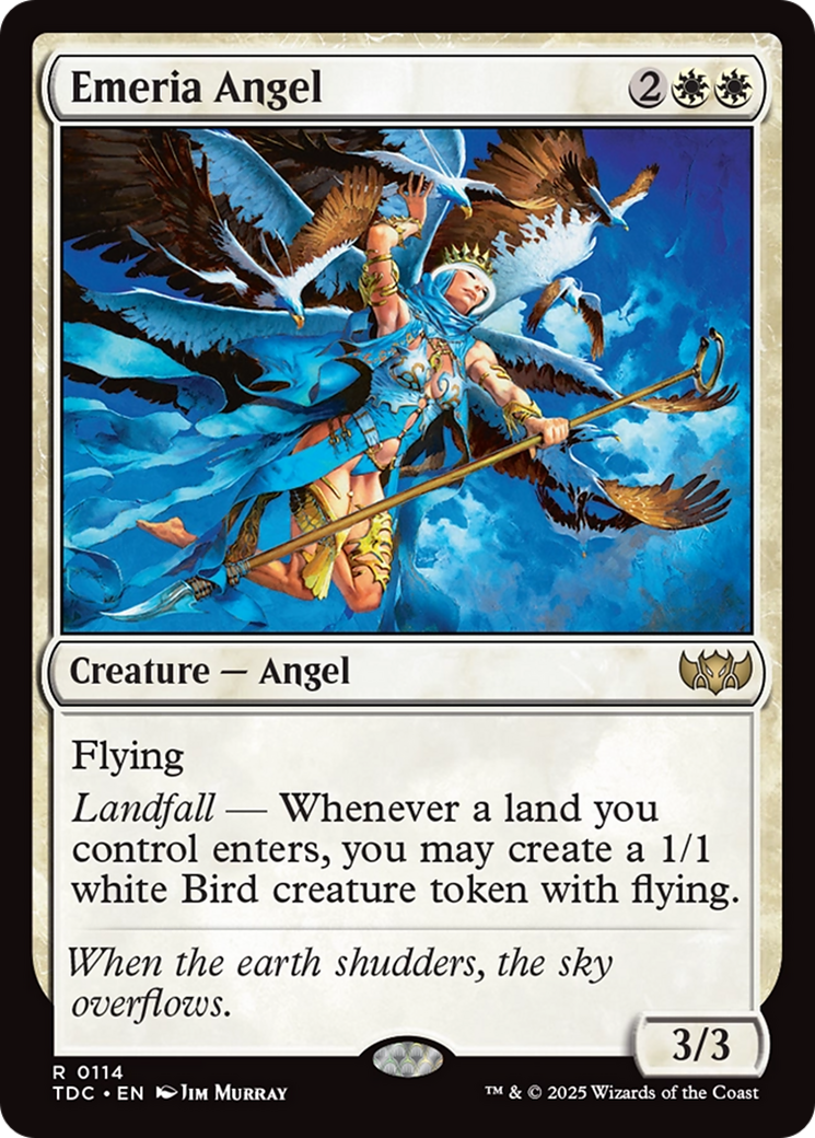 Emeria Angel [Tarkir: Dragonstorm Commander] MTG Single Magic: The Gathering | Red Claw Gaming