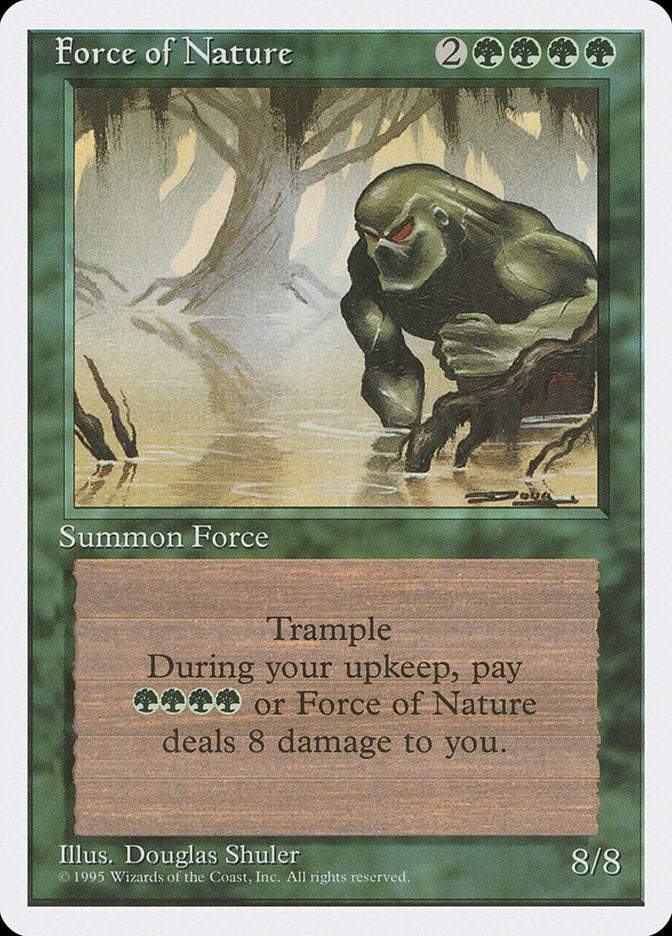 Force of Nature [Fourth Edition] MTG Single Magic: The Gathering | Red Claw Gaming
