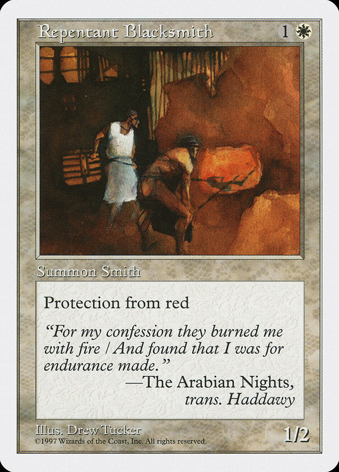 Repentant Blacksmith [Fifth Edition] MTG Single Magic: The Gathering | Red Claw Gaming