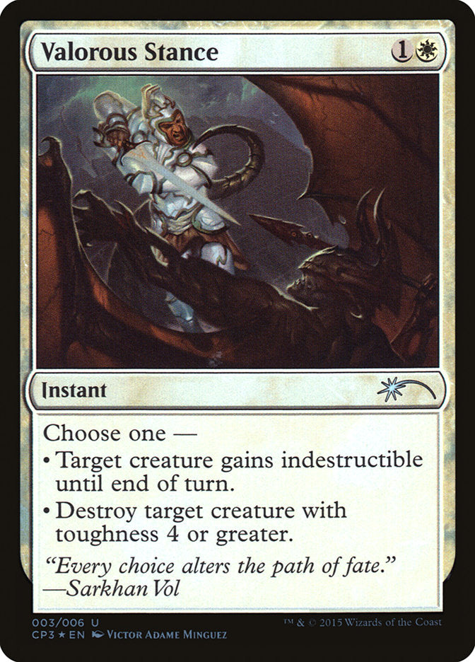 Valorous Stance [Magic Origins Clash Pack] MTG Single Magic: The Gathering | Red Claw Gaming