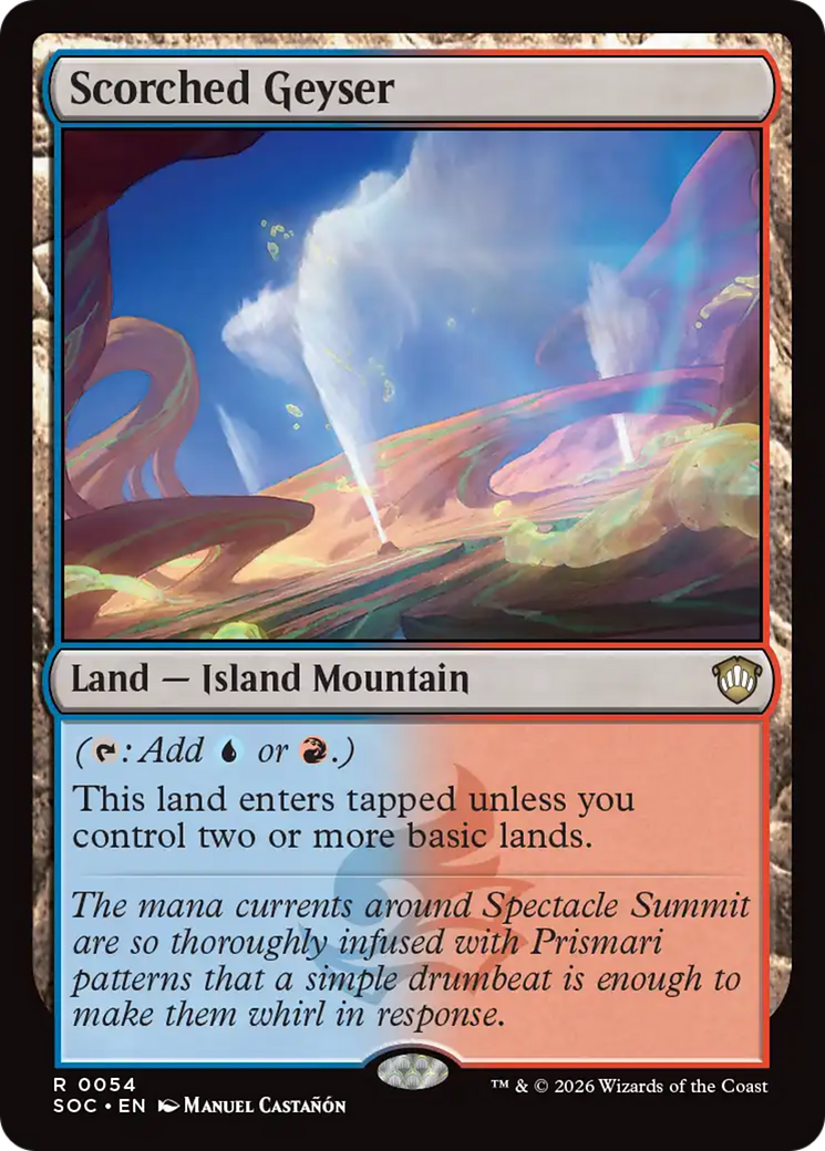 Scorched Geyser [Secrets of Strixhaven Commander] MTG Single Magic: The Gathering | Red Claw Gaming