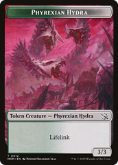 Warrior // Phyrexian Hydra (0012) Double-Sided Token [March of the Machine Tokens] MTG Single Magic: The Gathering | Red Claw Gaming