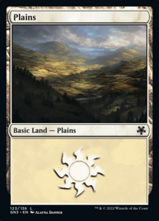 Plains (123) [Game Night: Free-for-All] MTG Single Magic: The Gathering | Red Claw Gaming