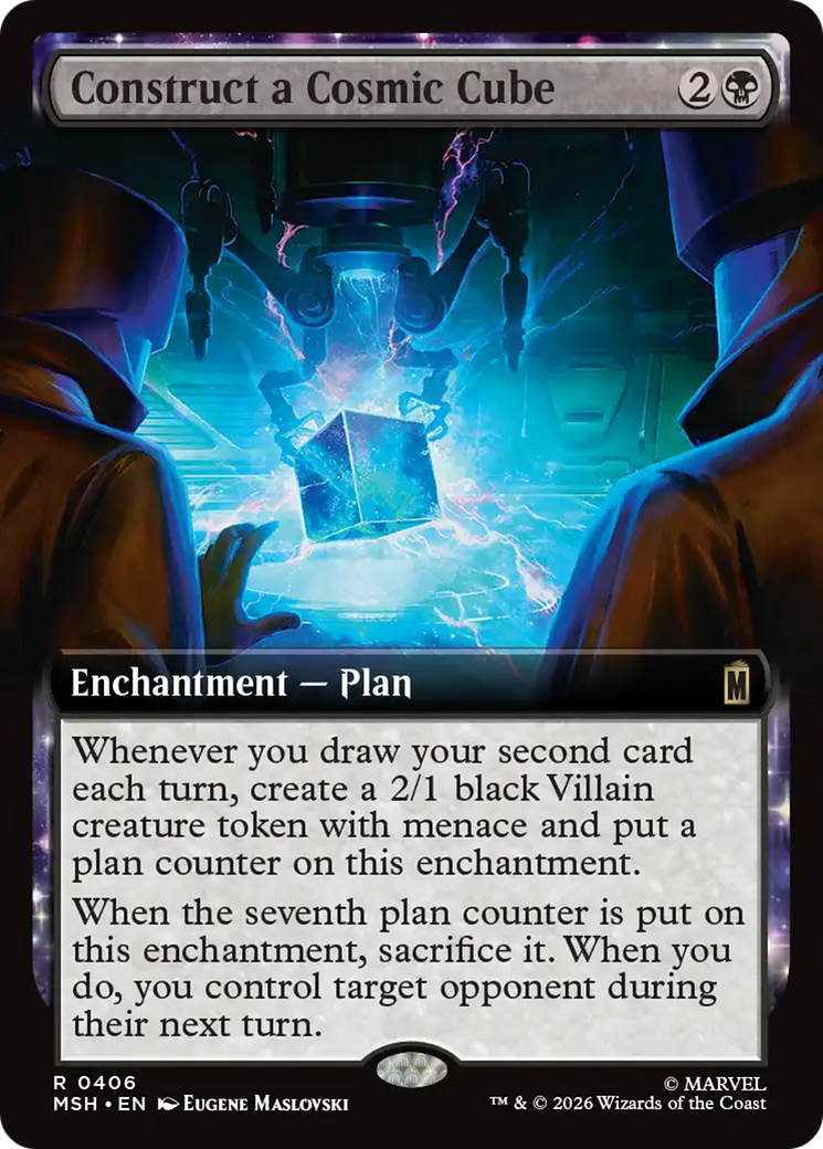Construct a Cosmic Cube (Extended Art) [Marvel Super Heroes] | Red Claw Gaming