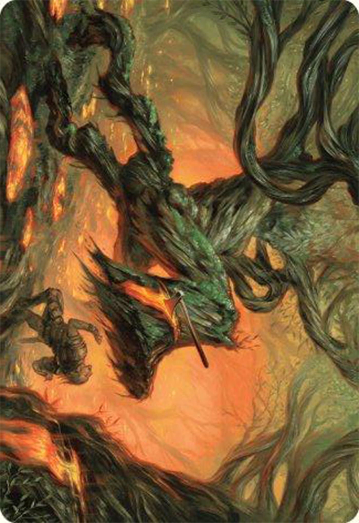 Stump Stomp Art Card [Modern Horizons 3 Art Series] MTG Single Magic: The Gathering    | Red Claw Gaming